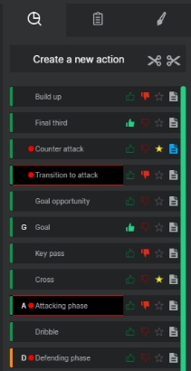 filters added to code buttons filters added to code buttons - Once Sport Analyser