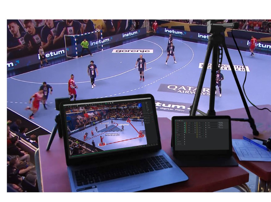 Live analysis handball Once Sport Analyser
