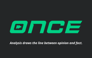 New logo - Analysis draws the line between opinion and fact - Once Sport Analyser