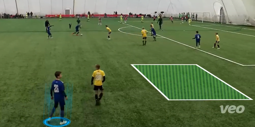 Analysis drawing example Once Sport Analyser Veo