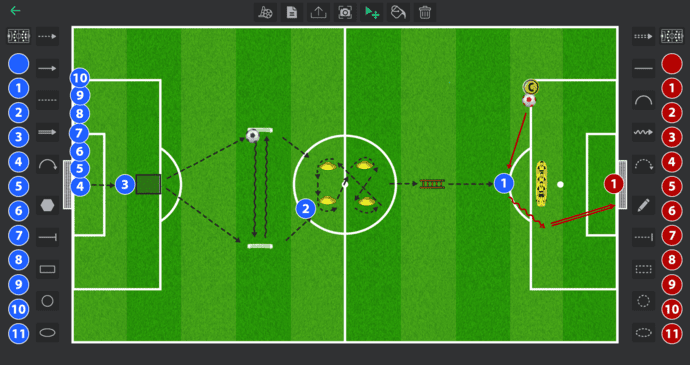 Tactics and Trainings Tactics and Trainings Once Sport Video Analyser