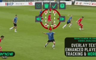 Overlay Text and Enchanced Player Tracking Once Sport Analyser