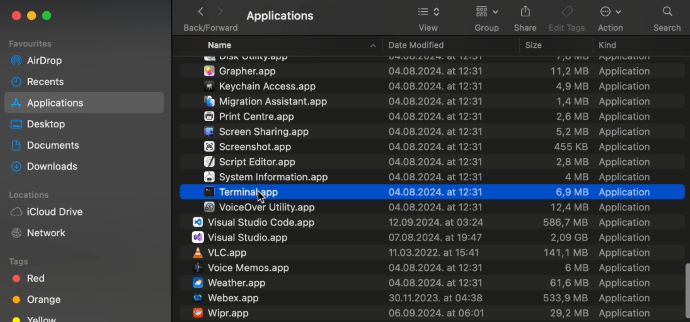 Mac 2 macos Terminal Once Sport