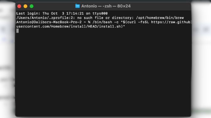 Mac 3 Homebrew macOS Once Sport