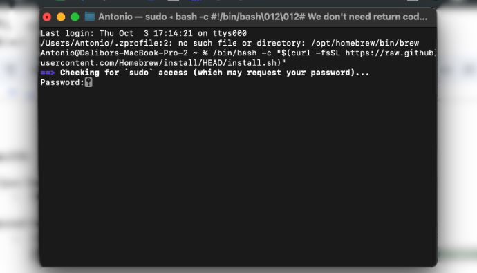 Mac 4 Homebrew macbook Once Sport