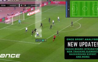Once Sport new features, Coach Board integration, background export and more