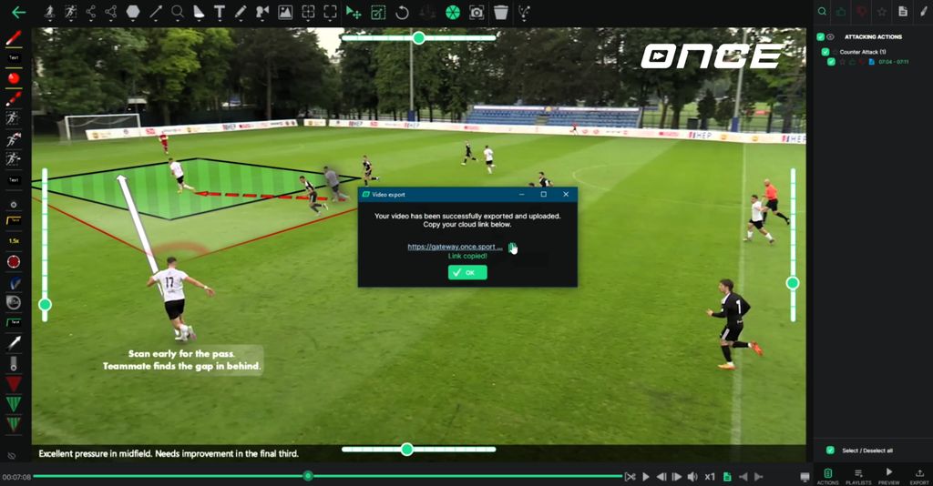 Once Sport Cloud Sharing