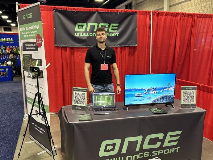 AFCA convention Once Sport stand